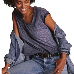 Anthropologie x PILCRO Twist-Neck Scoop Tee Size 1X